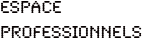 Espace Professionnels